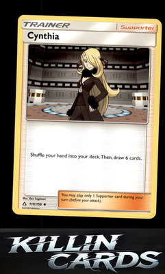 Cynthia 119/156 Pokemon Uncommon SM - Ultra Prism Card LP