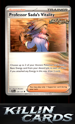 Professor Sada's Vitality 120/131 Pokemon Uncommon SV: Prismatic Evolutions Card