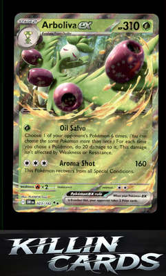 Arboliva ex 023/182 Pokemon Double Rare SV10: Destined Rivals Card NM