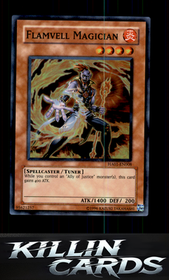 Flamvell Magician HA01-EN008 YuGiOh Super Rare Hidden Arsenal Card NM