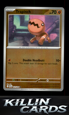 Reverse Holofoil Trapinch 051/094 Pokemon Common ME02: Phantasmal Flames Card NM