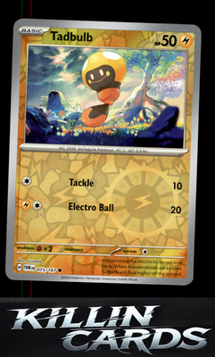 Reverse Holofoil Tadbulb 073/167 Pokemon Common SV06: Twilight Masquerade Card N