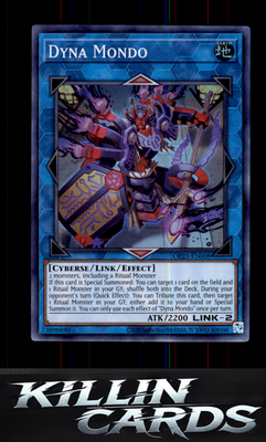 Dyna Mondo OP25-EN008 YuGiOh Super Rare OTS Tournament Pack 25 Card NM