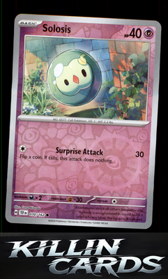 Reverse Holofoil Solosis 070/162 Pokemon Common SV05: Temporal Forces Card NM