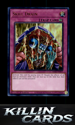 1st Edition Skill Drain RA02-EN077 YuGiOh Super Rare 25th Anniversary Rarity Col