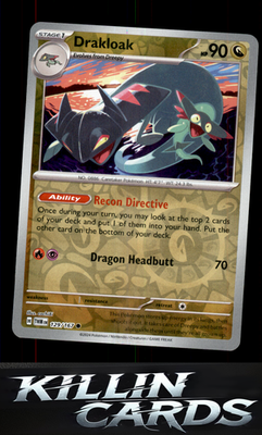 Reverse Holofoil Drakloak 129/167 Pokemon Common SV06: Twilight Masquerade Card
