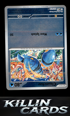 Reverse Holofoil Clauncher 037/132 Pokemon Common ME01: Mega Evolution Card NM