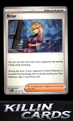 Briar 100/131 Pokemon Uncommon SV: Prismatic Evolutions Card NM