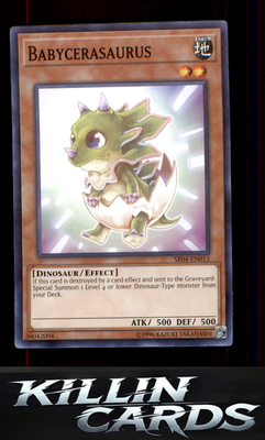Babycerasaurus SR04-EN013 YuGiOh Common Structure Deck: Dinosmasher's Fury Card