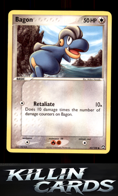 Bagon 43/108 Pokemon Common Power Keepers Card LP