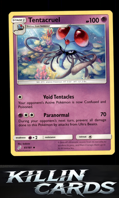 Tentacruel 61/181 Pokemon Uncommon SM - Team Up Card NM