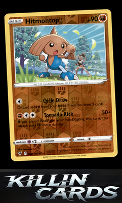 Reverse Holofoil Hitmontop 088/185 Pokemon Uncommon SWSH04: Vivid Voltage Card N