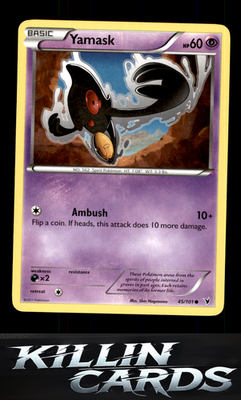 Yamask (45) 45/101 Pokemon Common Noble Victories Card NM