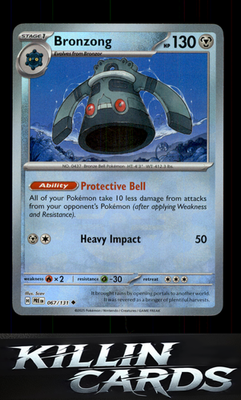 Bronzong (Poke Ball Pattern) 067/131 Pokemon Uncommon SV: Prismatic Evolutions C