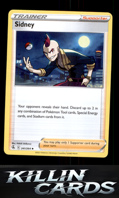 Sidney 241/264 Pokemon Uncommon SWSH08: Fusion Strike Card NM