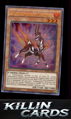 1st Edition Salamangreat Gazelle BLAR-EN090 YuGiOh Ultra Rare Battles of Legend: