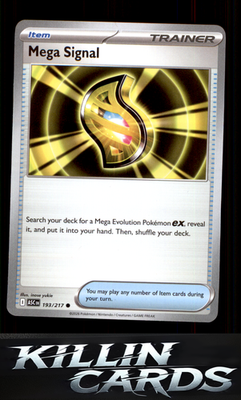 Mega Signal 193/217 Pokemon Common ME: Ascended Heroes Card NM