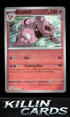 Reverse Holofoil Granbull 038/094 Pokemon Uncommon ME02: Phantasmal Flames Card