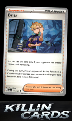 Briar 100/131 Pokemon Uncommon SV: Prismatic Evolutions Card NM