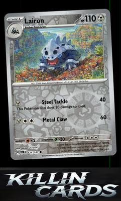 Reverse Holofoil Lairon - 121/167 121/167 Pokemon Common SV06: Twilight Masquera