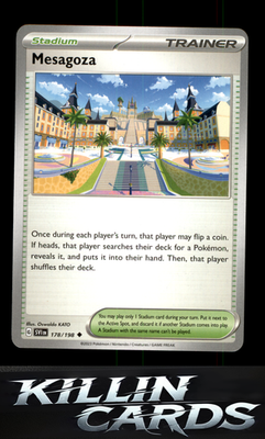 Mesagoza - 178/198 178/198 Pokemon Uncommon SV01: Scarlet & Violet Base Set Card