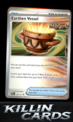 Earthen Vessel 106/131 Pokemon Uncommon SV: Prismatic Evolutions Card NM