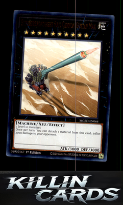 1st Edition Superdreadnought Rail Cannon Gustav Max MGED-EN064 YuGiOh Rare Maxim