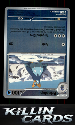 Reverse Holofoil Prinplup 028/094 Pokemon Common ME02: Phantasmal Flames Card NM