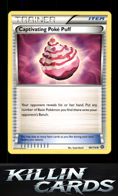 Captivating Poke Puff 99/114 Pokemon Uncommon XY - Steam Siege Card NM
