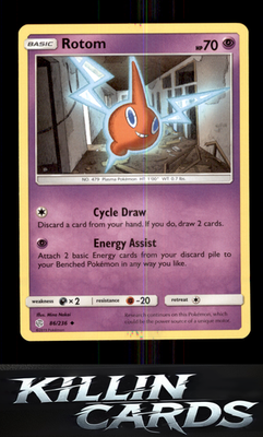 Rotom 86/236 Pokemon Uncommon SM - Cosmic Eclipse Card NM