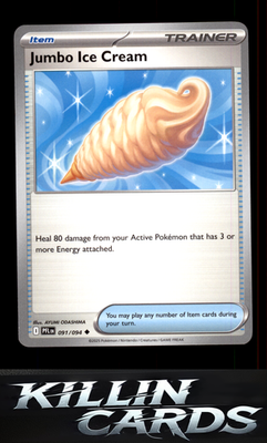 Jumbo Ice Cream 091/094 Pokemon Uncommon ME02: Phantasmal Flames Card NM