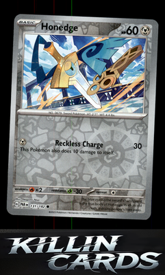 Reverse Holofoil Honedge - 131/182 131/182 Pokemon Common SV04: Paradox Rift Car