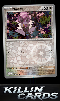 Reverse Holofoil Noibat 090/131 Pokemon Common SV: Prismatic Evolutions Card NM
