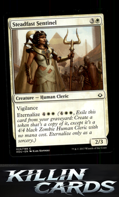Steadfast Sentinel 24 Magic C Hour of Devastation Card NM