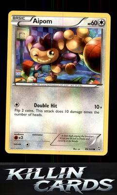Aipom 99/124 Pokemon Common Dragons Exalted Card NM