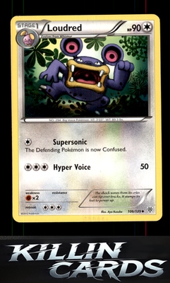 Loudred 106/135 Pokemon Uncommon Plasma Storm Card NM