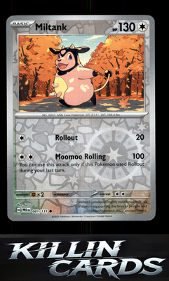 Reverse Holofoil Miltank 081/131 Pokemon Common SV: Prismatic Evolutions Card NM