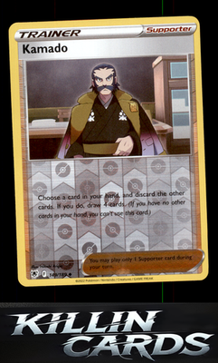 Reverse Holofoil Kamado 149/189 Pokemon Uncommon SWSH10: Astral Radiance Card NM