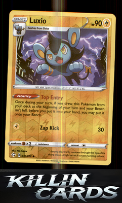 Reverse Holofoil Luxio 032/072 Pokemon Uncommon Shining Fates Card NM