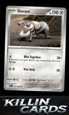 Durant 070/086 Pokemon Uncommon SV: White Flare Card NM