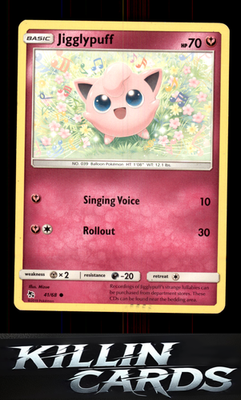 Jigglypuff 41/68 Pokemon Common Hidden Fates Card LP