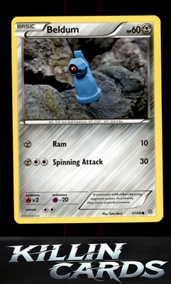 Beldum 47/98 Pokemon Common XY - Ancient Origins Card NM