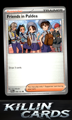 Friends in Paldea - 109/131 109/131 Pokemon Common SV: Prismatic Evolutions Card