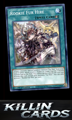 1st Edition Rookie Fur Hire MP21-EN207 YuGiOh Common 2021 Tin of Ancient Battles