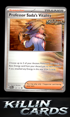 Professor Sada's Vitality 120/131 Pokemon Uncommon SV: Prismatic Evolutions Card