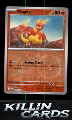 Reverse Holofoil Magmar 020/159 Pokemon Common SV09: Journey Together Card NM