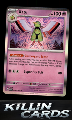 Xatu - 026/091 026/091 Pokemon Rare SV: Paldean Fates Card NM