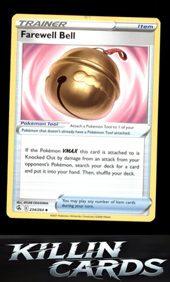 Farewell Bell 234/264 Pokemon Uncommon SWSH08: Fusion Strike Card NM