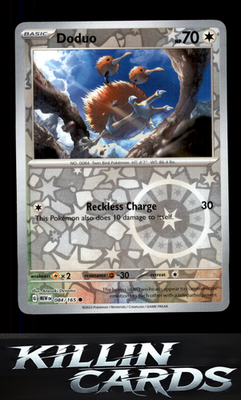 Reverse Holofoil Doduo 084/165 Pokemon Common SV: Scarlet & Violet 151 Card NM