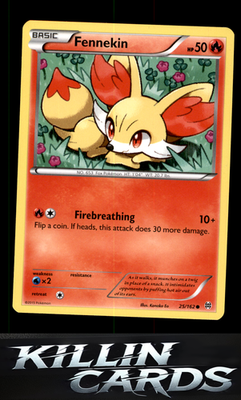 Fennekin 25/162 Pokemon Common XY - BREAKthrough Card NM